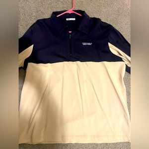 Zara zip up polo